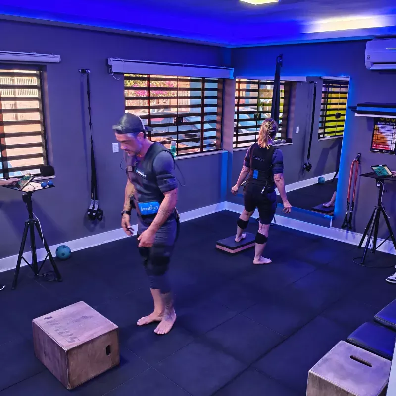 Sala de eletroestimulação da BodyBe Sorocaba